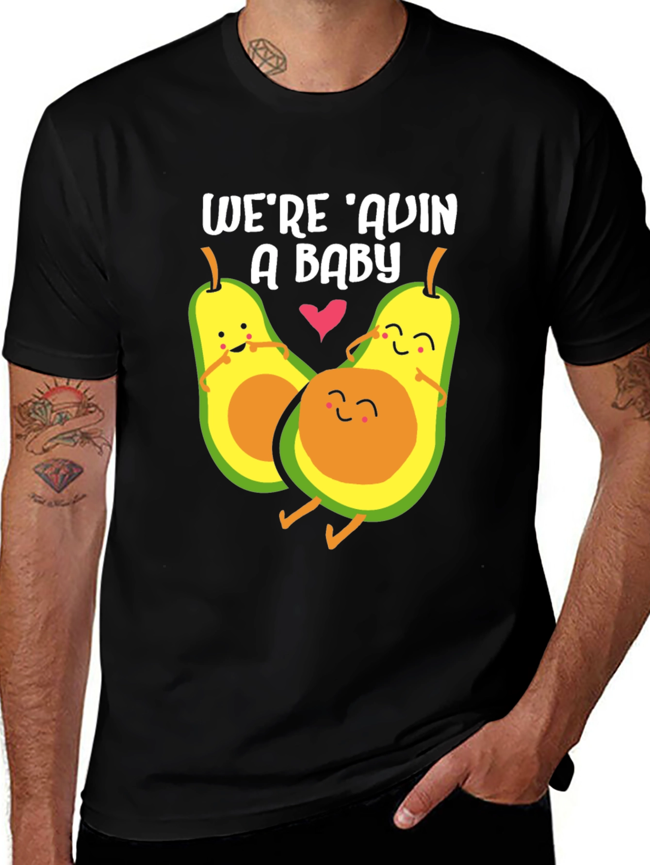 Avocado Baby Announcement T-Shirt