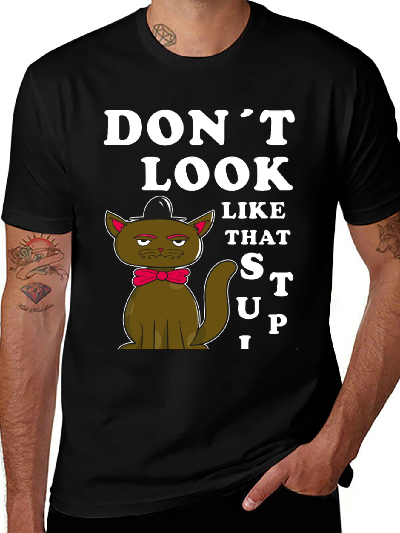 Variant 5 of Grumpy Cat T-Shirt - Funny Novelty Tee for Cat Lovers