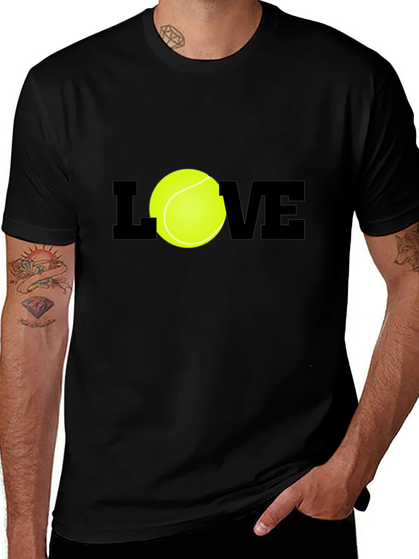 Variant 20 of Tennis Love Graphic T-Shirt