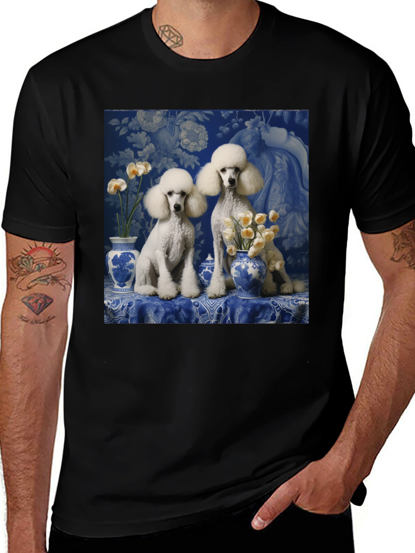 Variant 24 of Poodle Art T-Shirt - Stylish Canine Design
