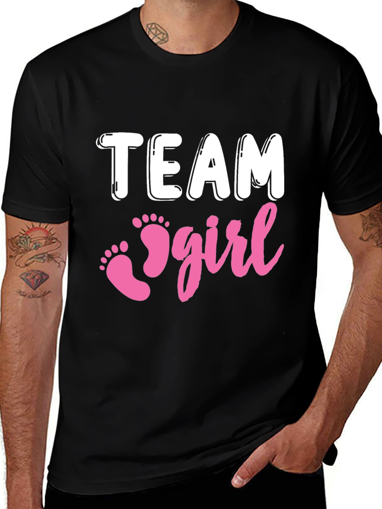 Variant 20 of Team Girl Baby Shower Tee