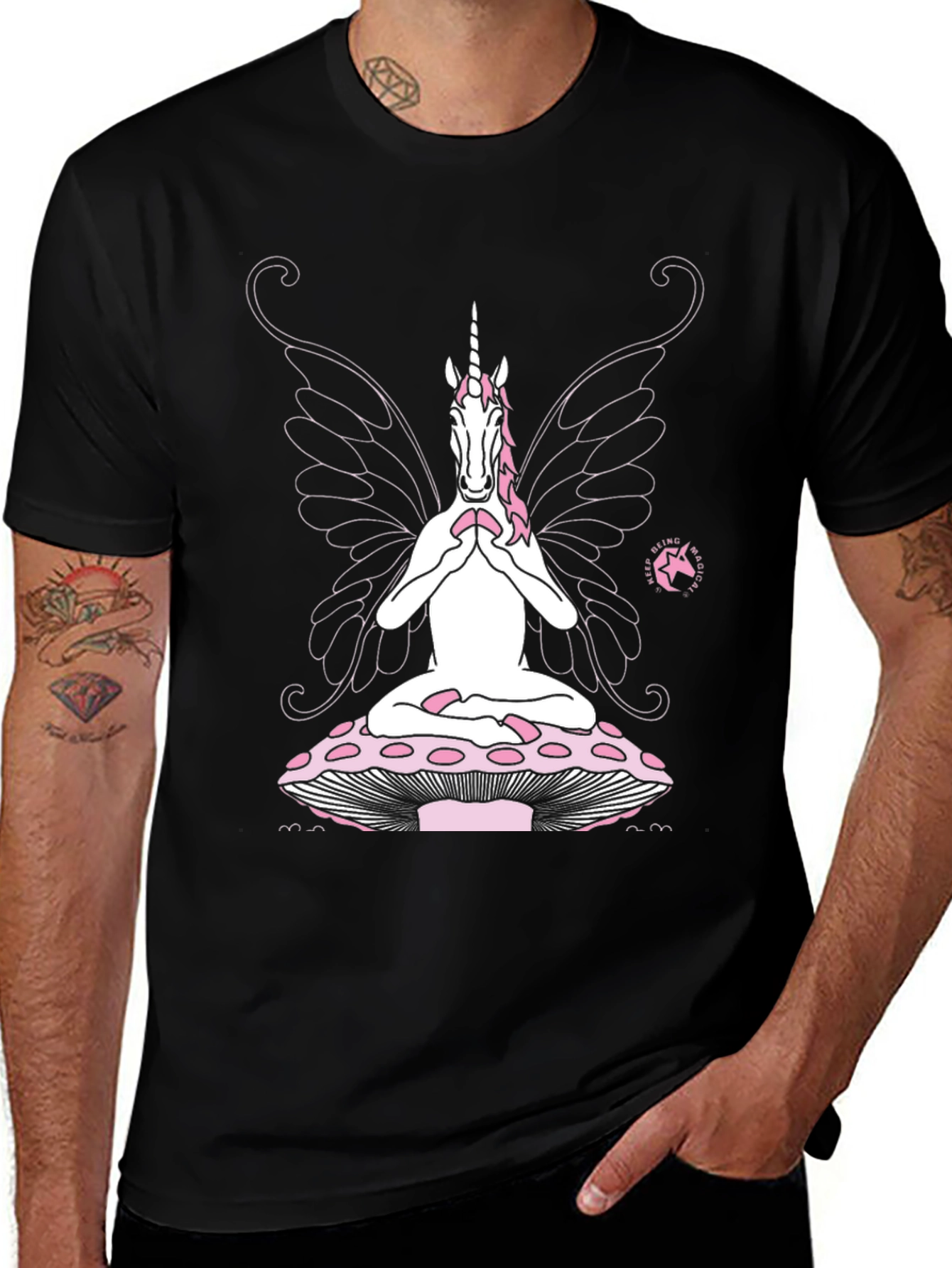 Variant 16 of Unicorn Meditation T-Shirt