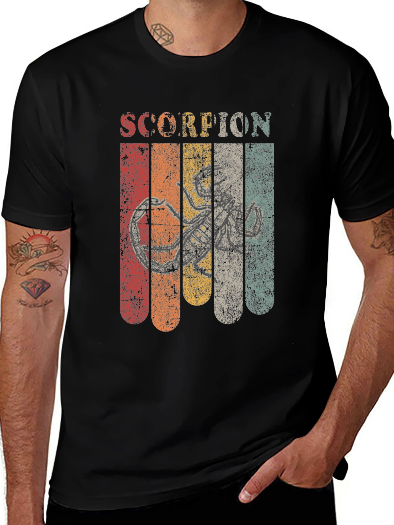 Variant 16 of Vintage Scorpion Graphic Tee - Retro Style