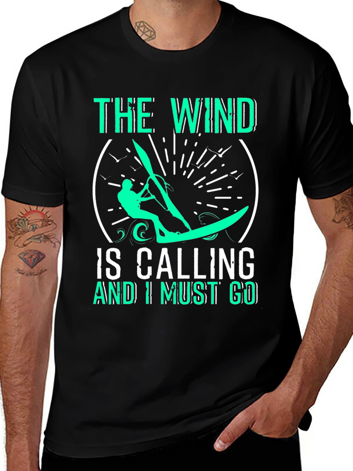Variant 18 of The Wind is Calling T-Shirt
