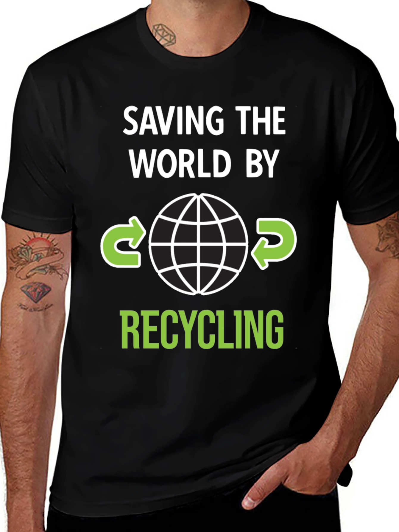 Variant 8 of Eco-Friendly Recycling T-Shirt