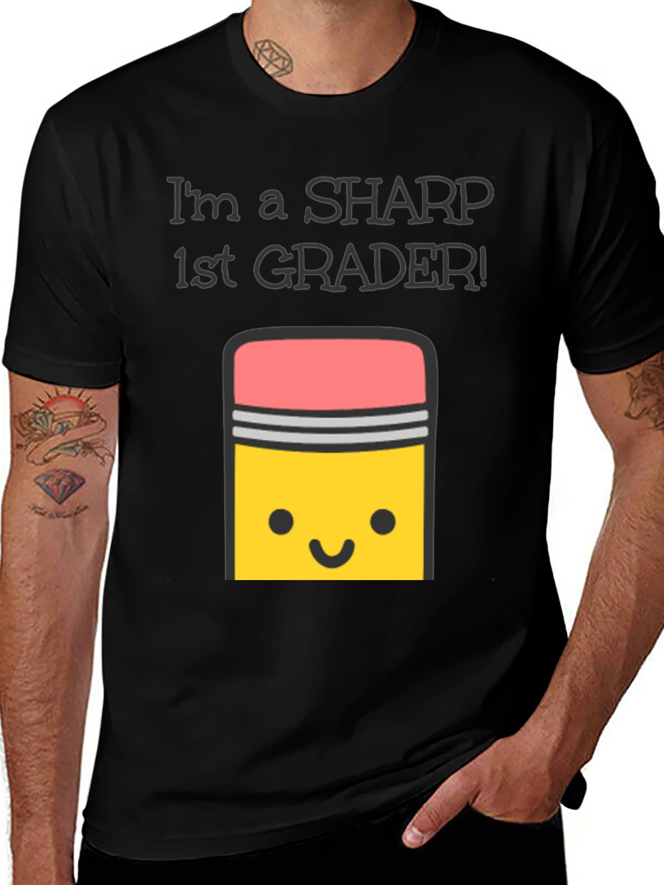 Variant 26 of Sharp 1st Grader T-Shirt - Back to School!