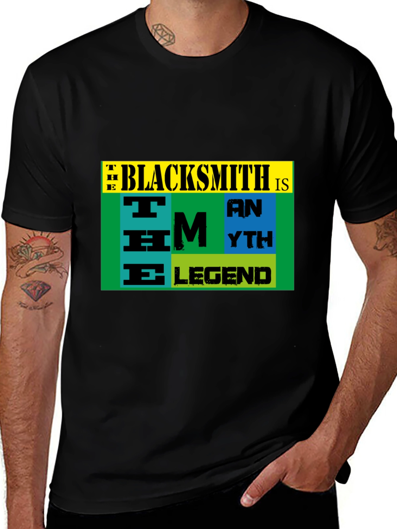 Variant 23 of Blacksmith Legend Tee - Cool Graphic T-Shirt