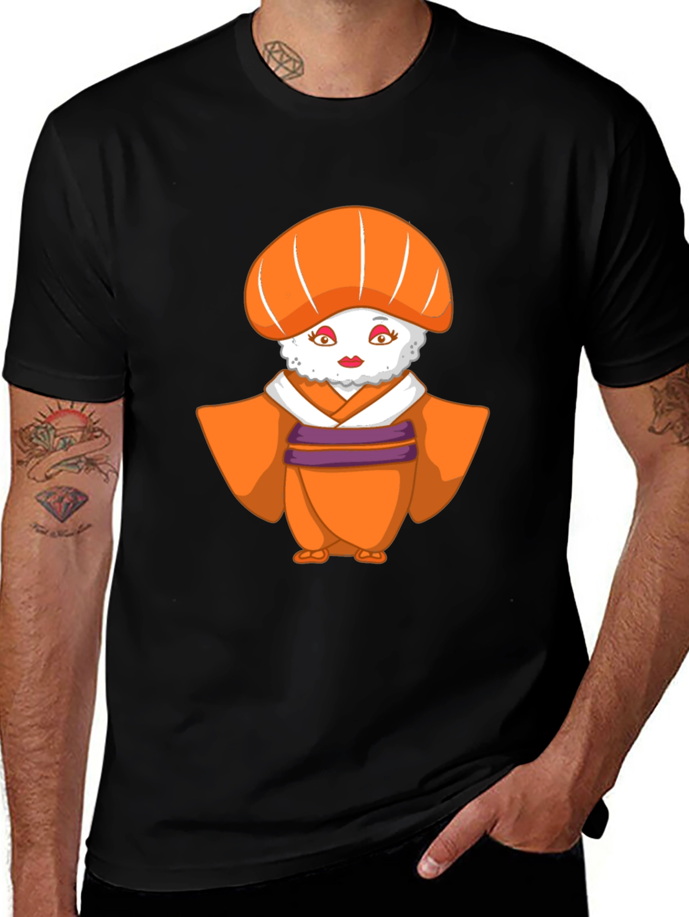 Variant 8 of Sushi Chef T-Shirt - Cute Japanese Food Cartoon Tee