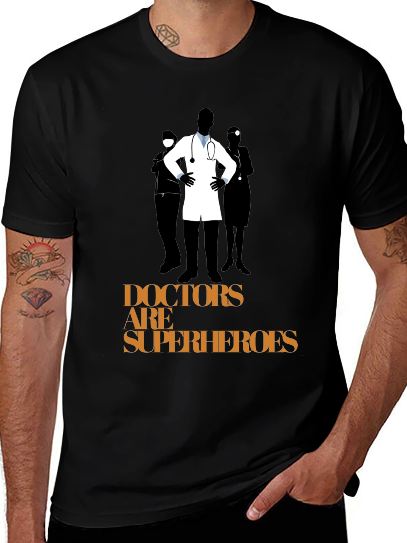Variant 13 of Doctors are Superheroes Graphic T-Shirt