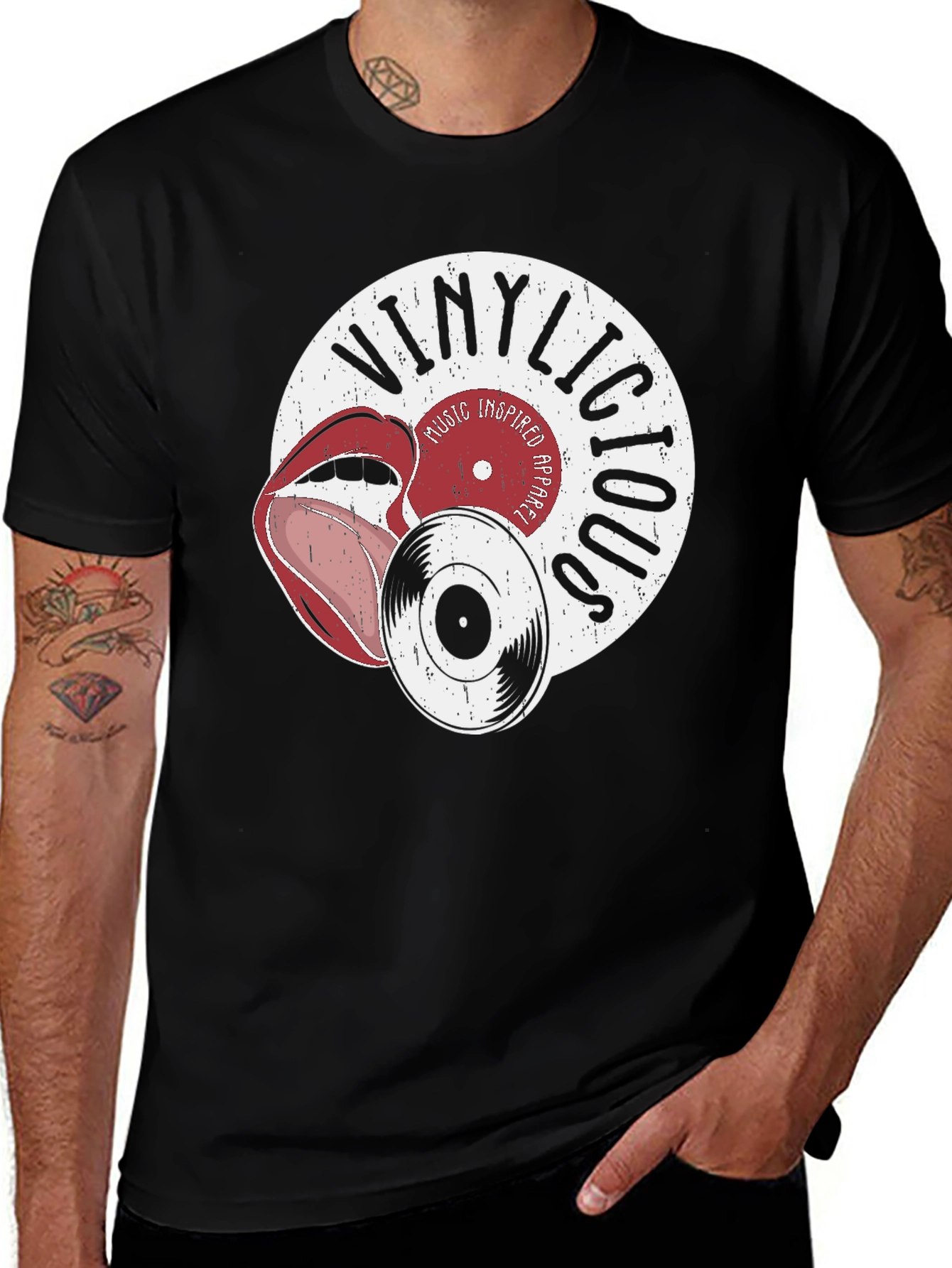 Variant 8 of Vinrylicious Music T-Shirt