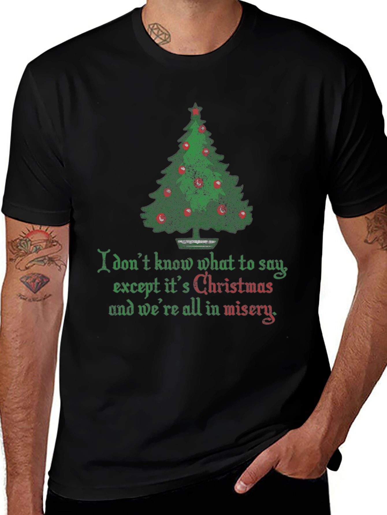 Christmas Misery T-Shirt - Funny Holiday Tee