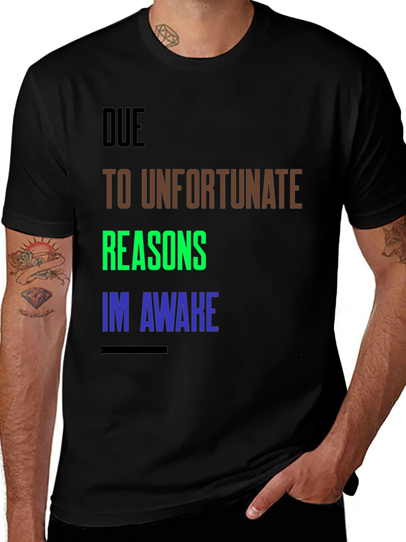 Variant 7 of Unfortunate Reasons T-Shirt