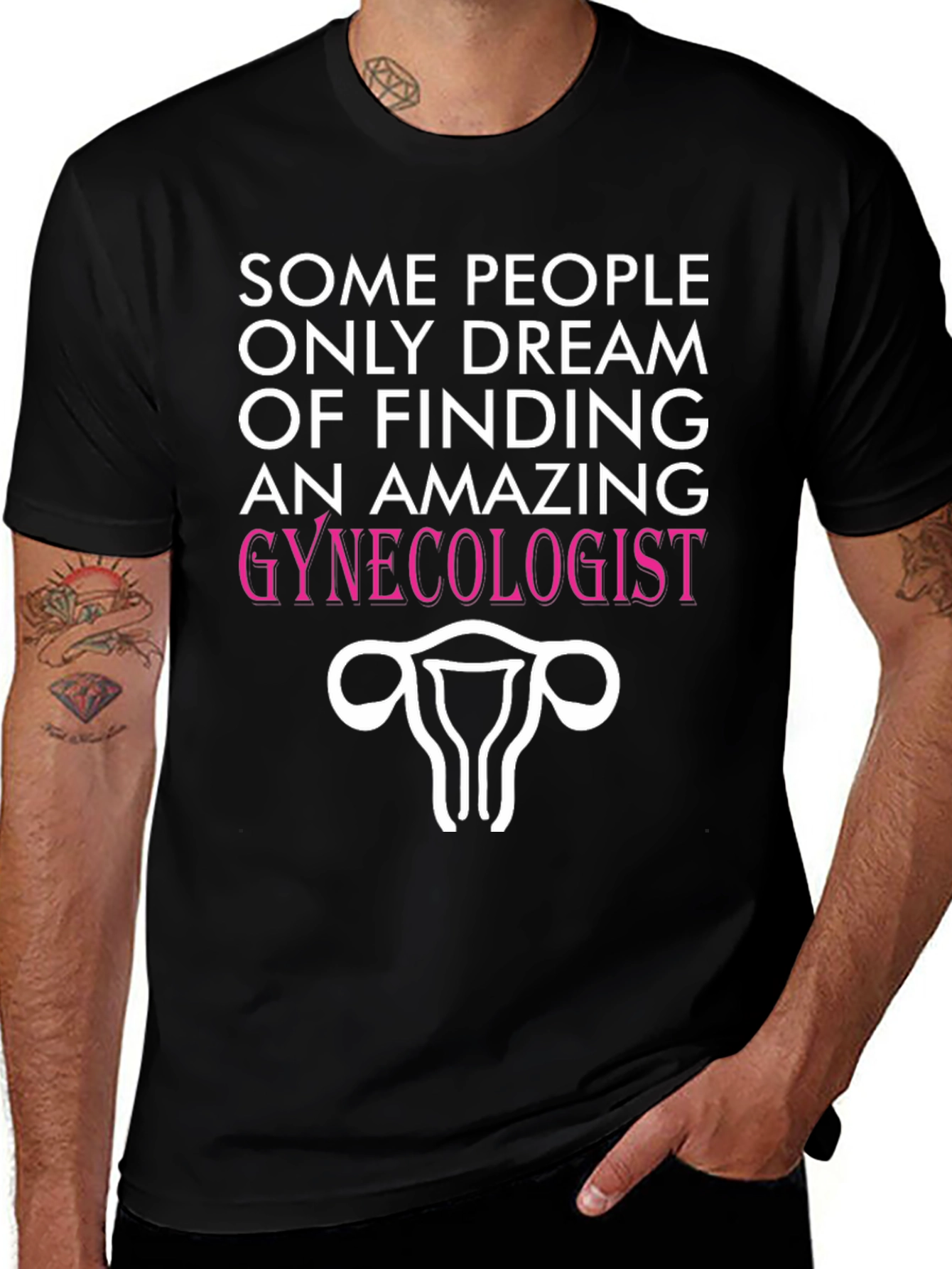 Variant 2 of Amazing Gynecologist Graphic Tee