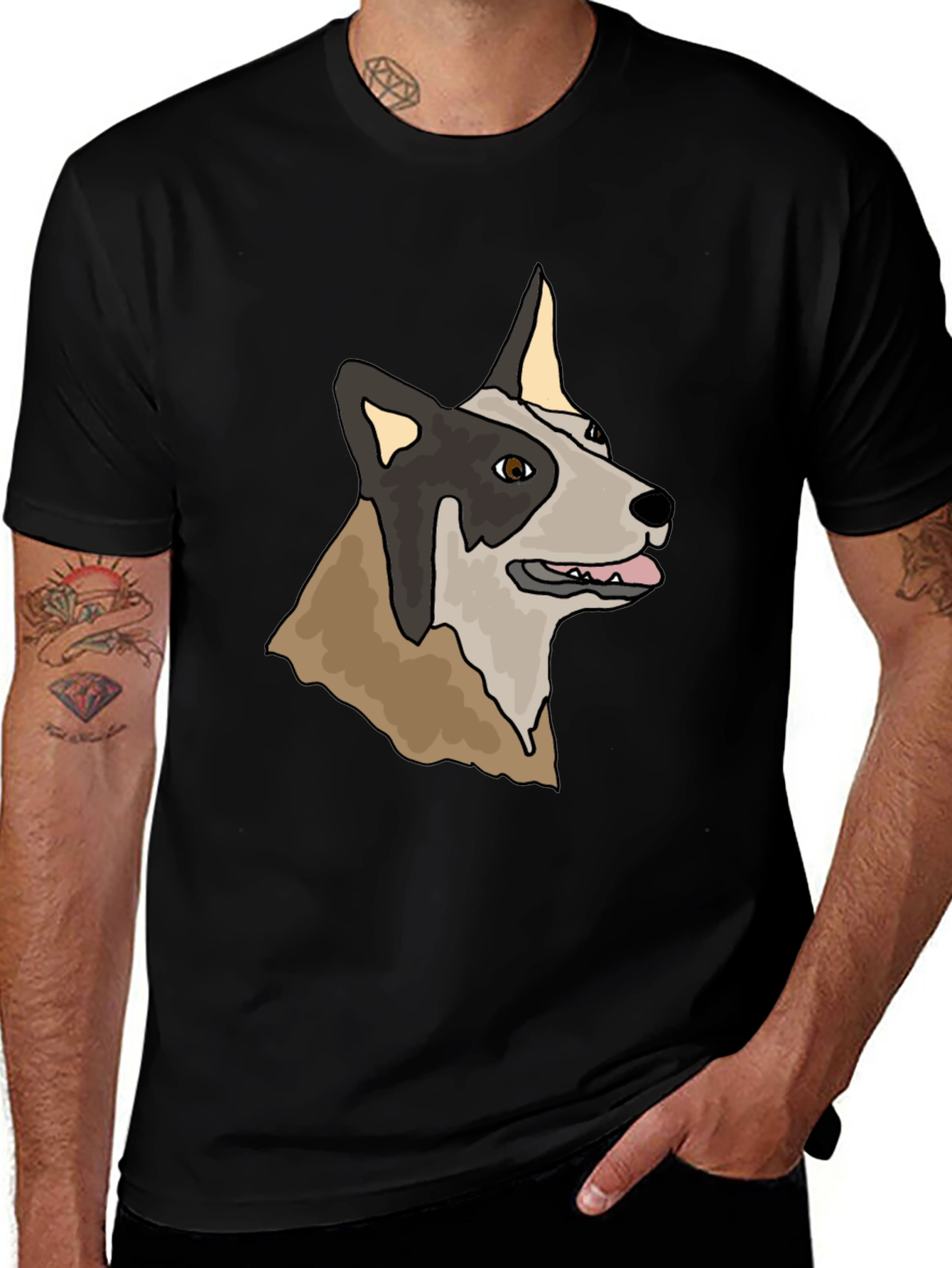Variant 7 of Dog Breed Graphic T-Shirt
