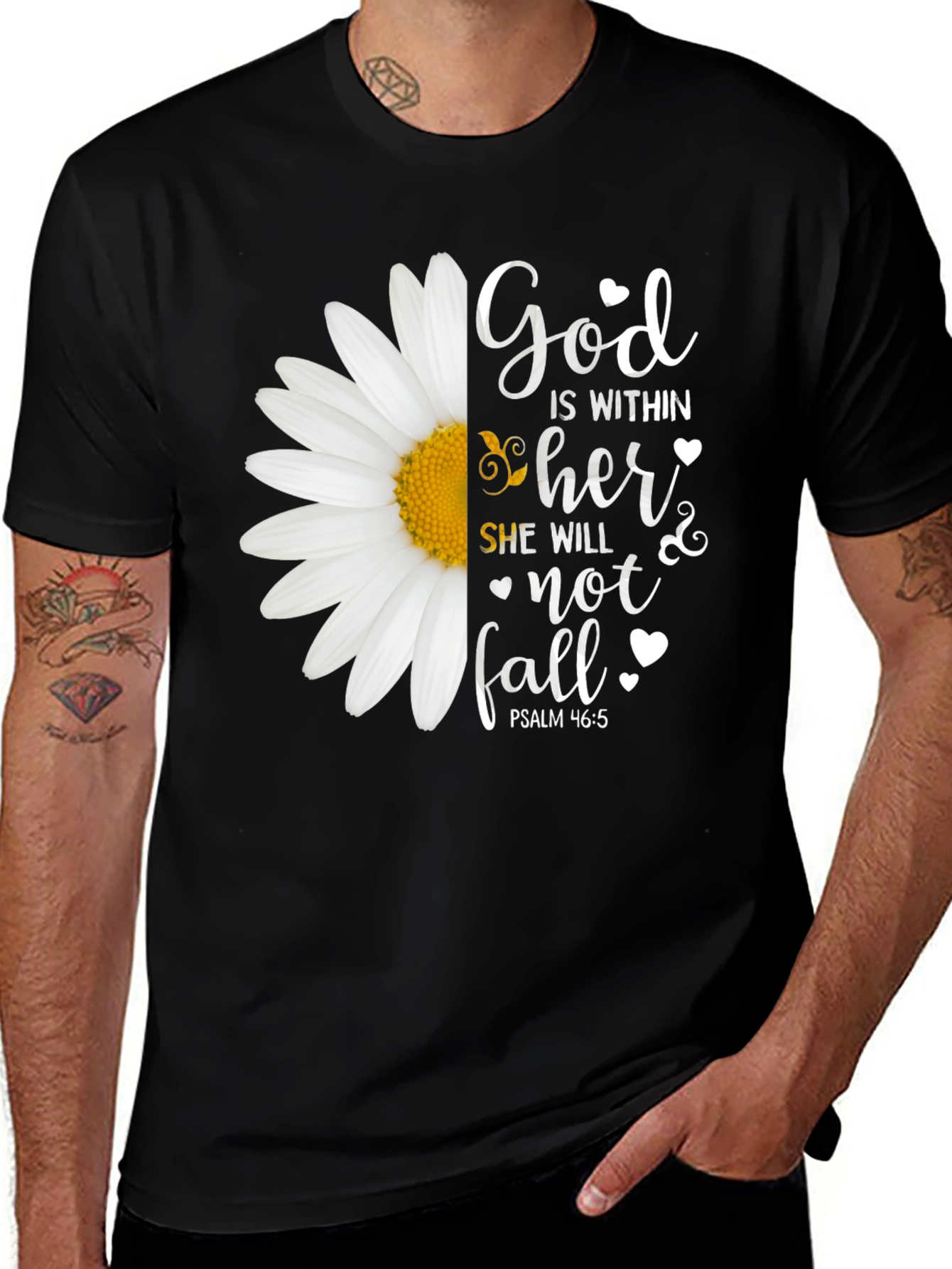 God is Within Her Daisy T-Shirt