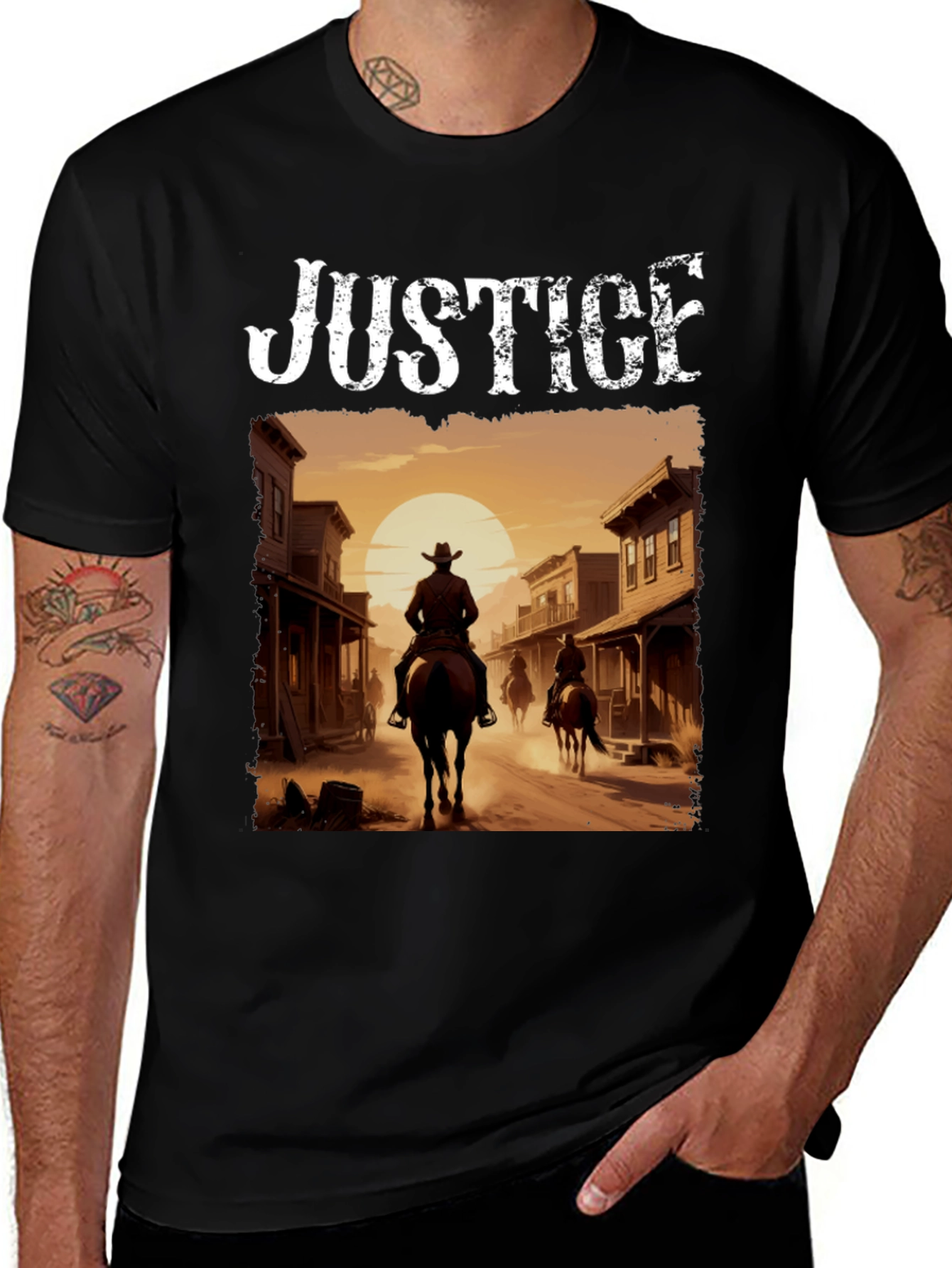 Variant 4 of Justice Western T-Shirt