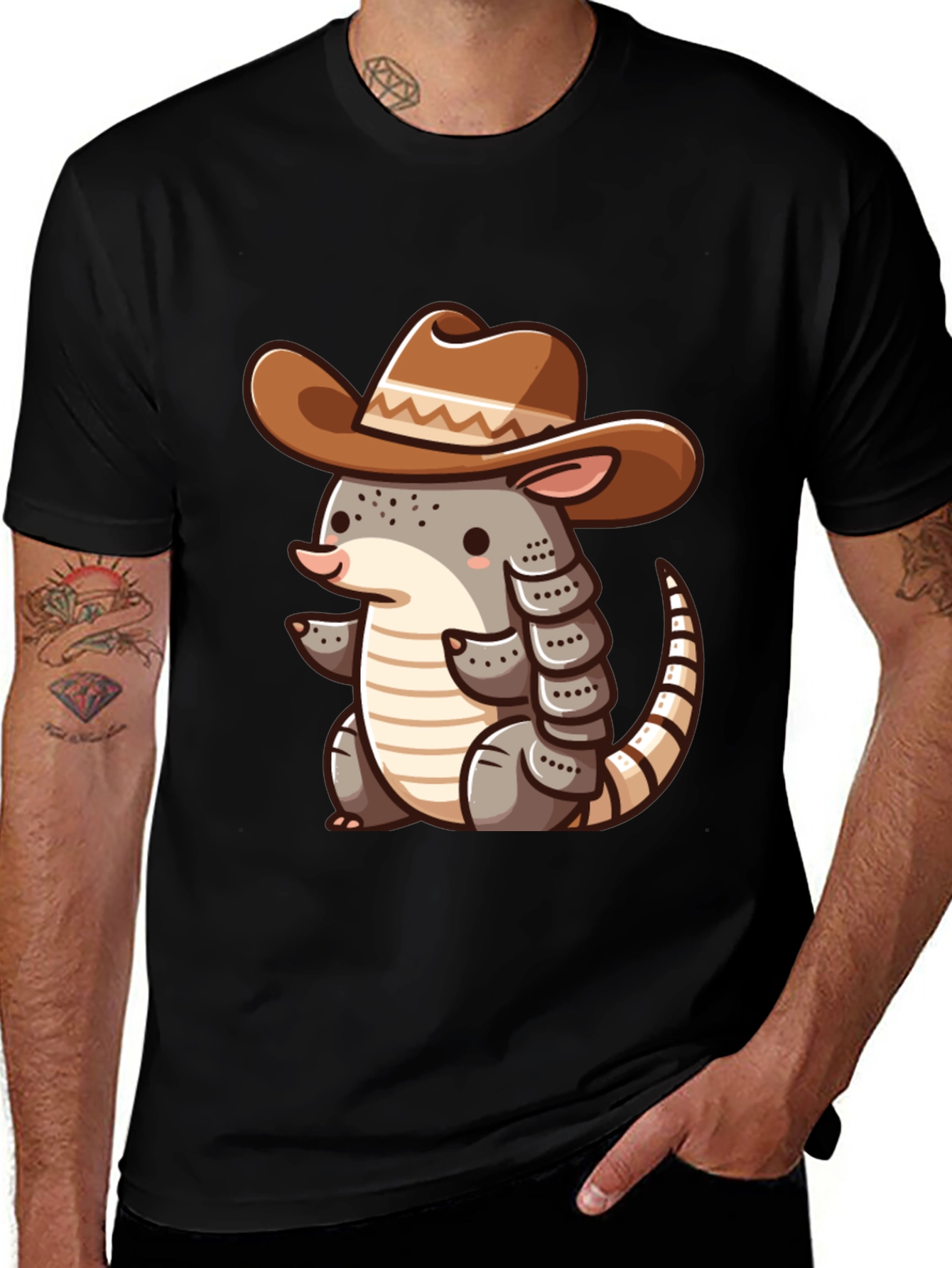 Variant 30 of Armadillo Cowboy Graphic Tee