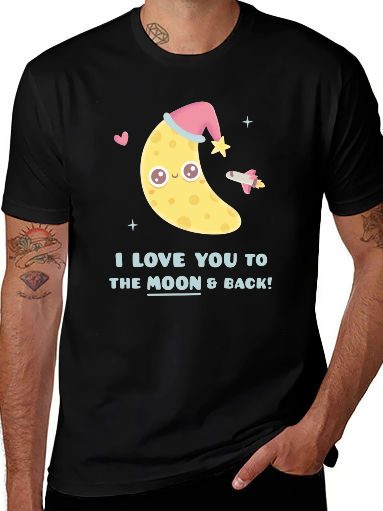 Variant 27 of I Love You to the Moon and Back T-Shirt