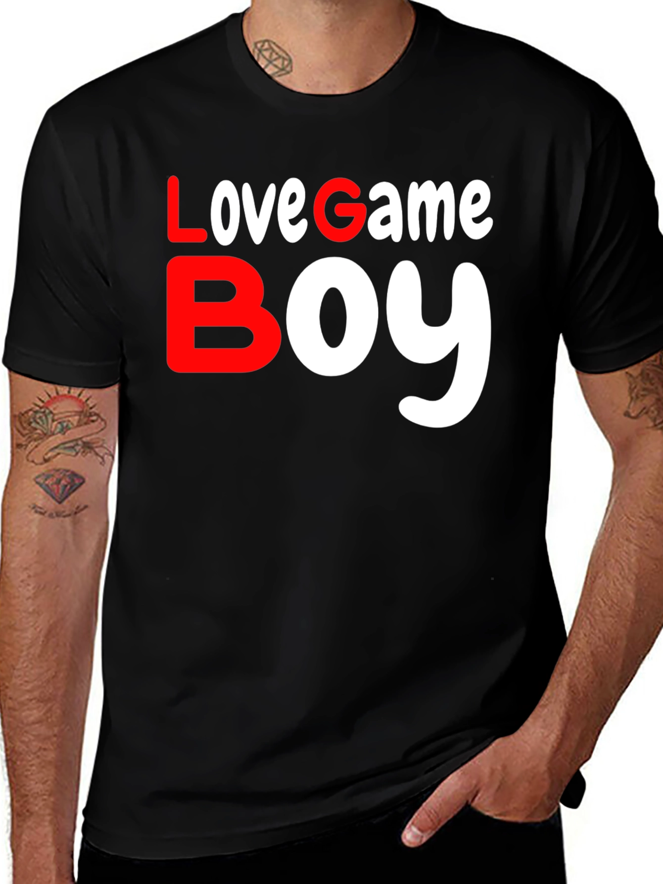 Love Game Boy T-Shirt - Graphic Tee