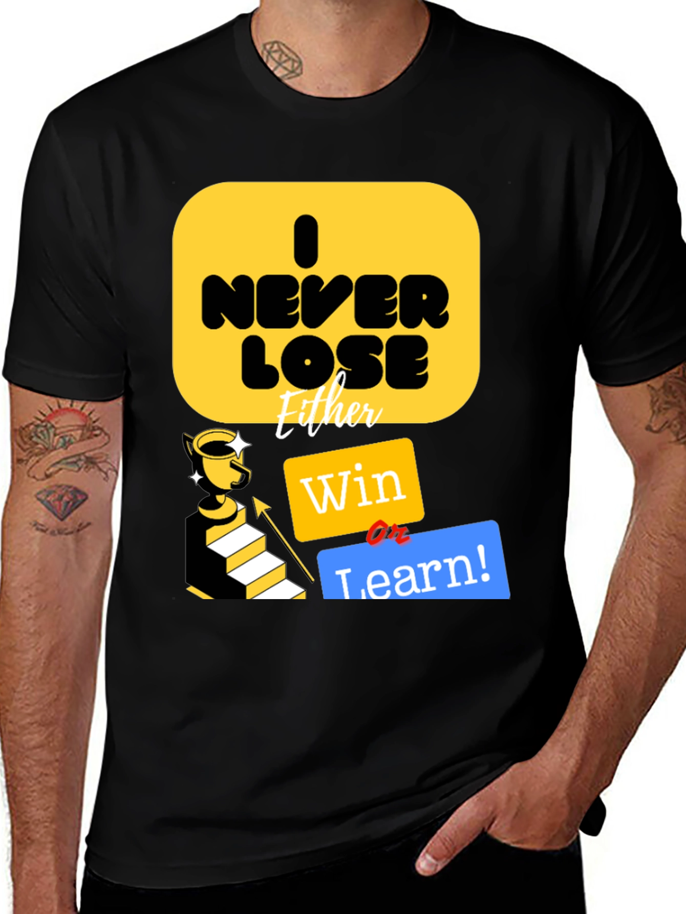 Variant 9 of I Never Lose Either Win or Learn T-Shirt