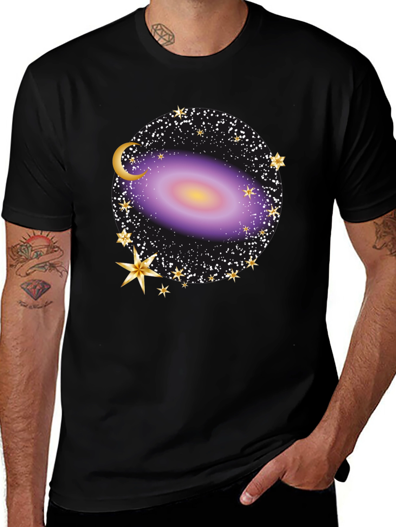Variant 23 of Galaxy Dream T-Shirt - Stylish Celestial Design