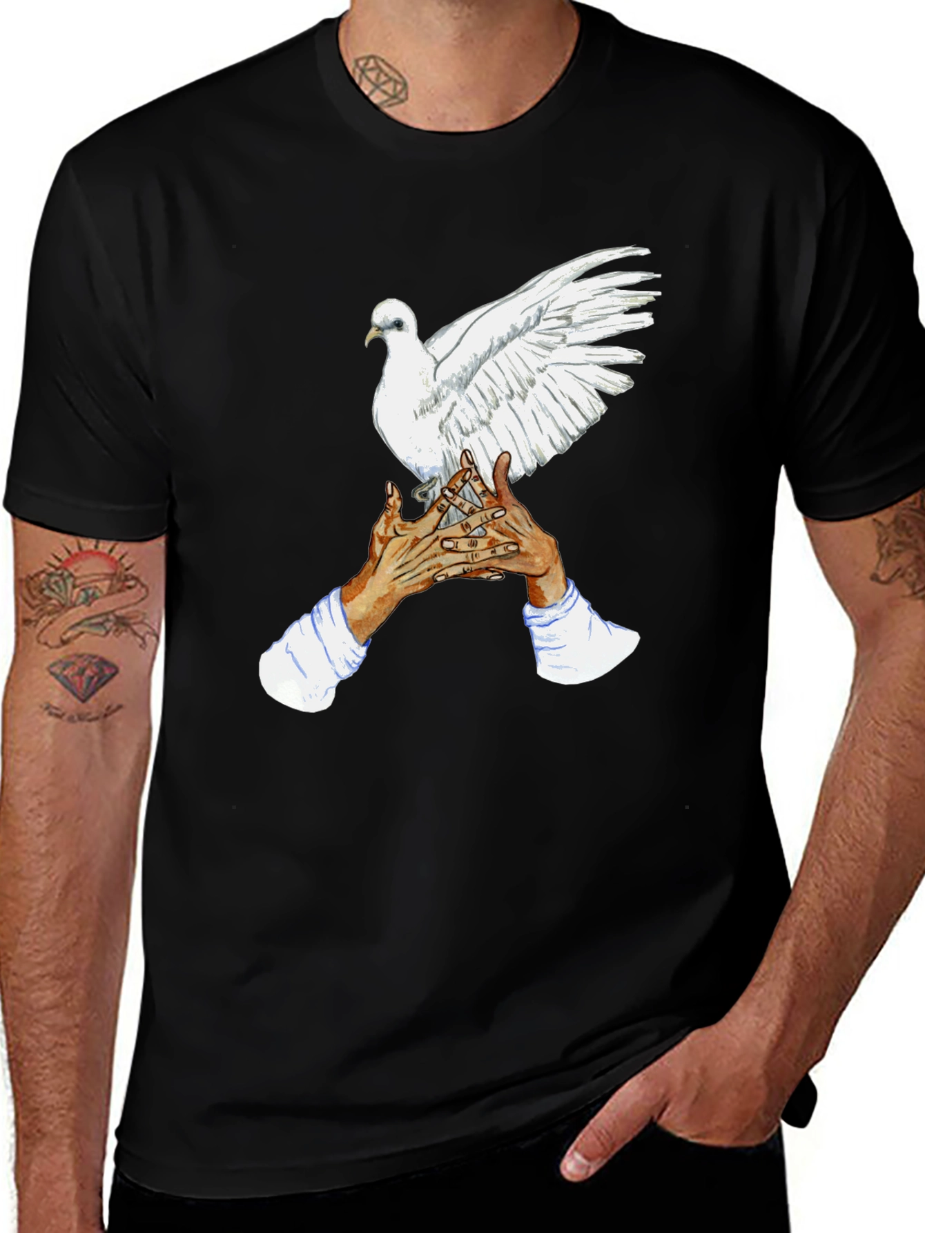 Variant 29 of Dove Graphic Tee - Symbol of Peace