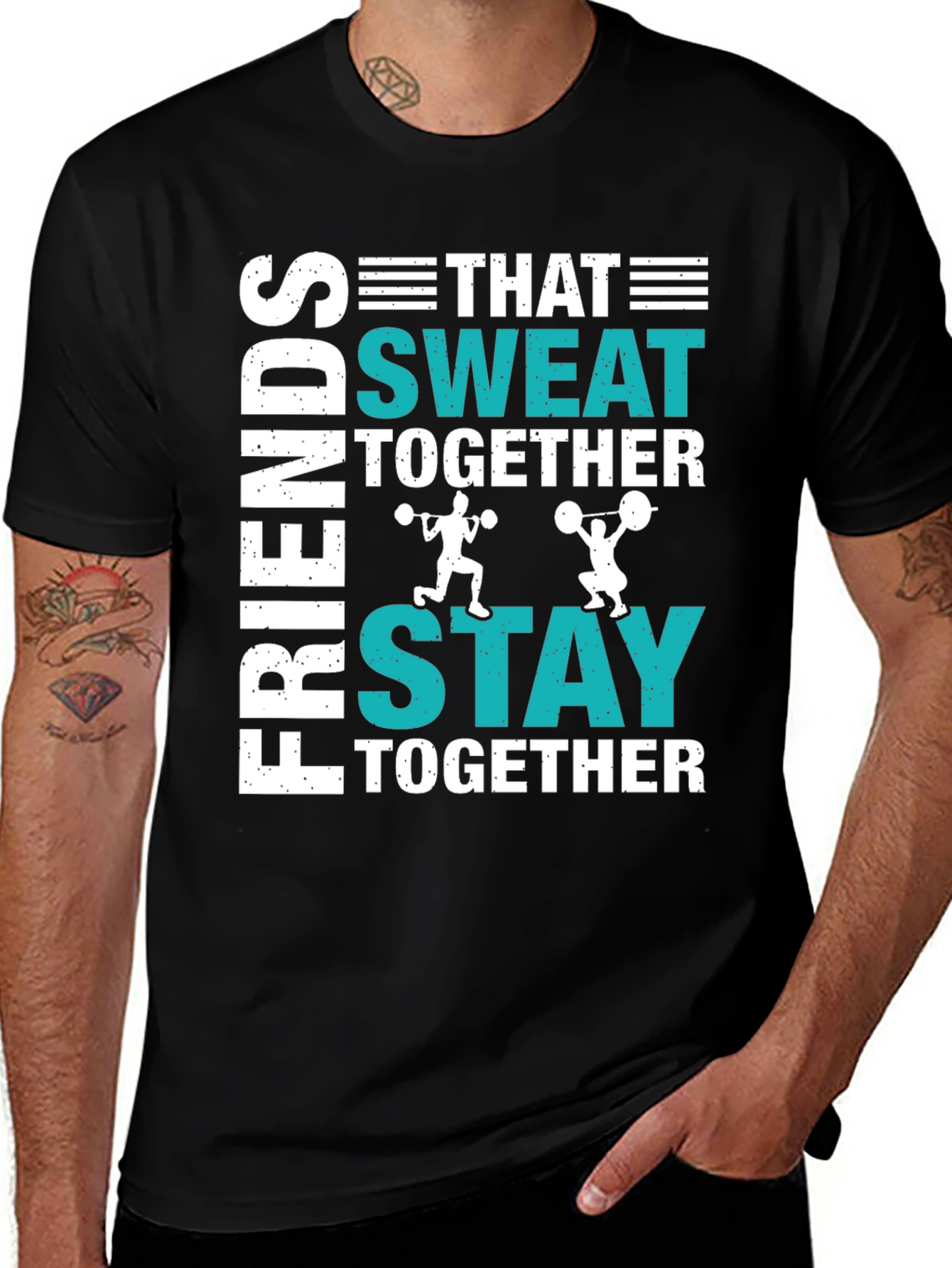 Variant 17 of Friends Who Sweat Together T-Shirt