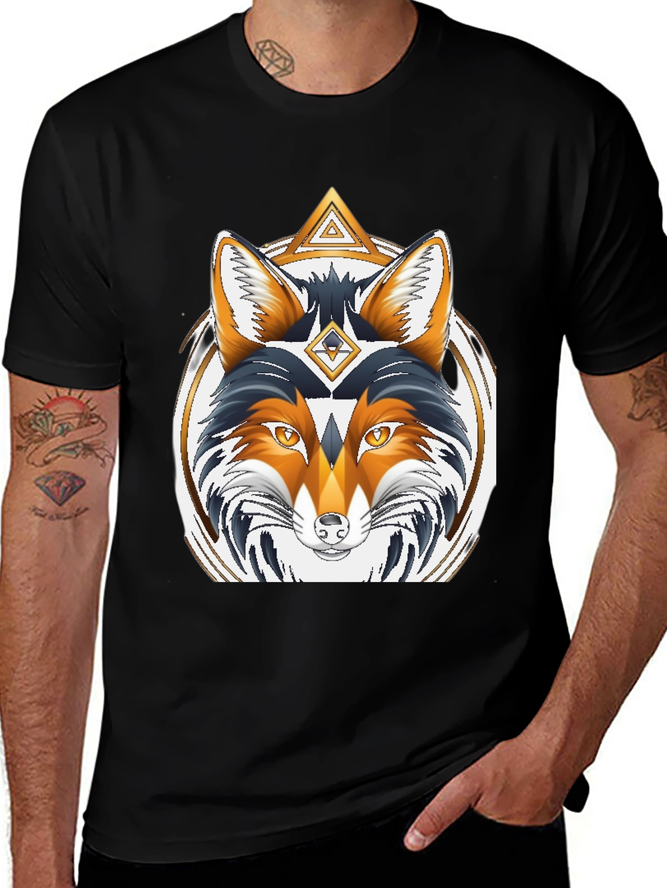 Variant 15 of Fox Graphic Tee - Mens Black T-Shirt