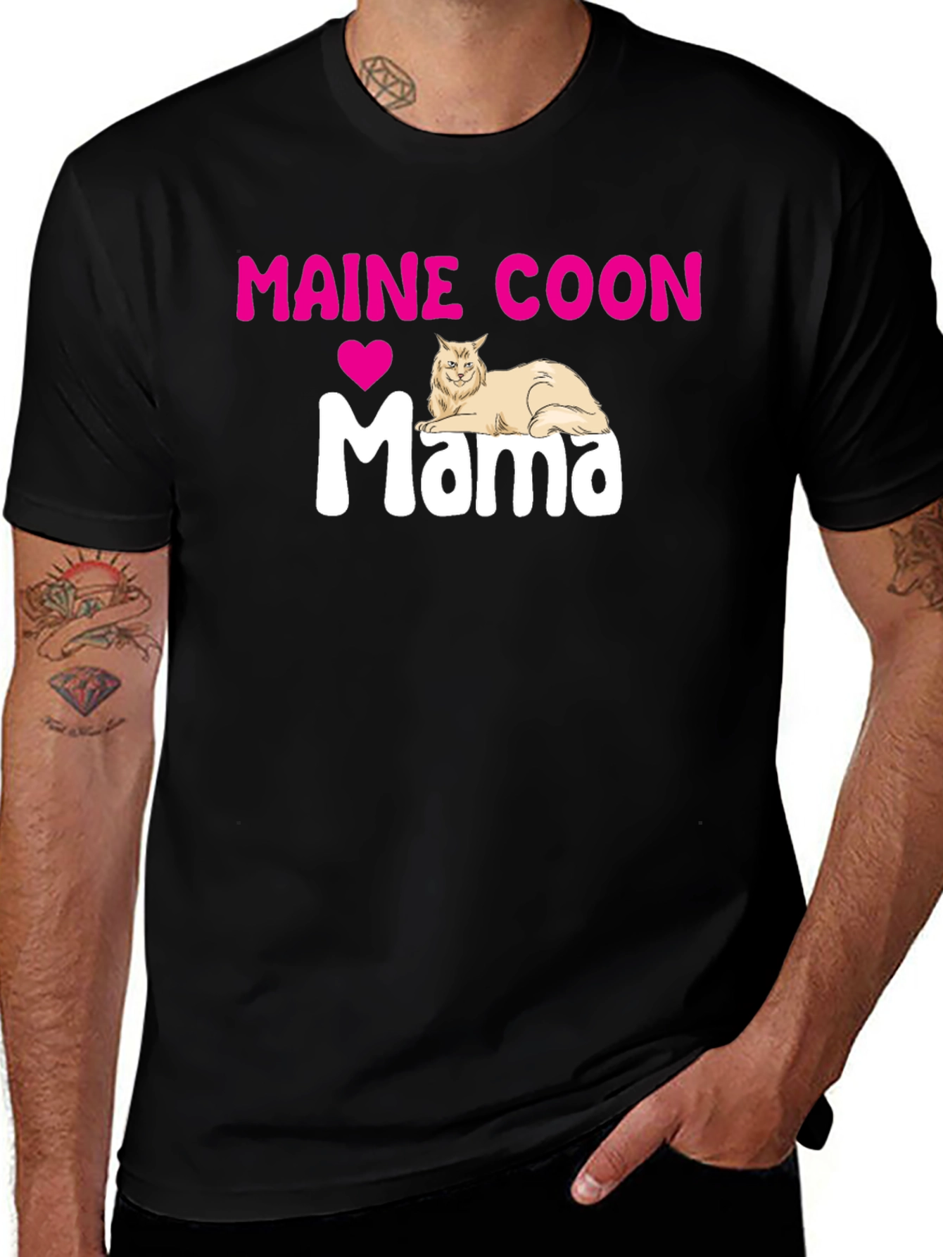 Maine Coon Mama T-Shirt - Cat Lover Tee