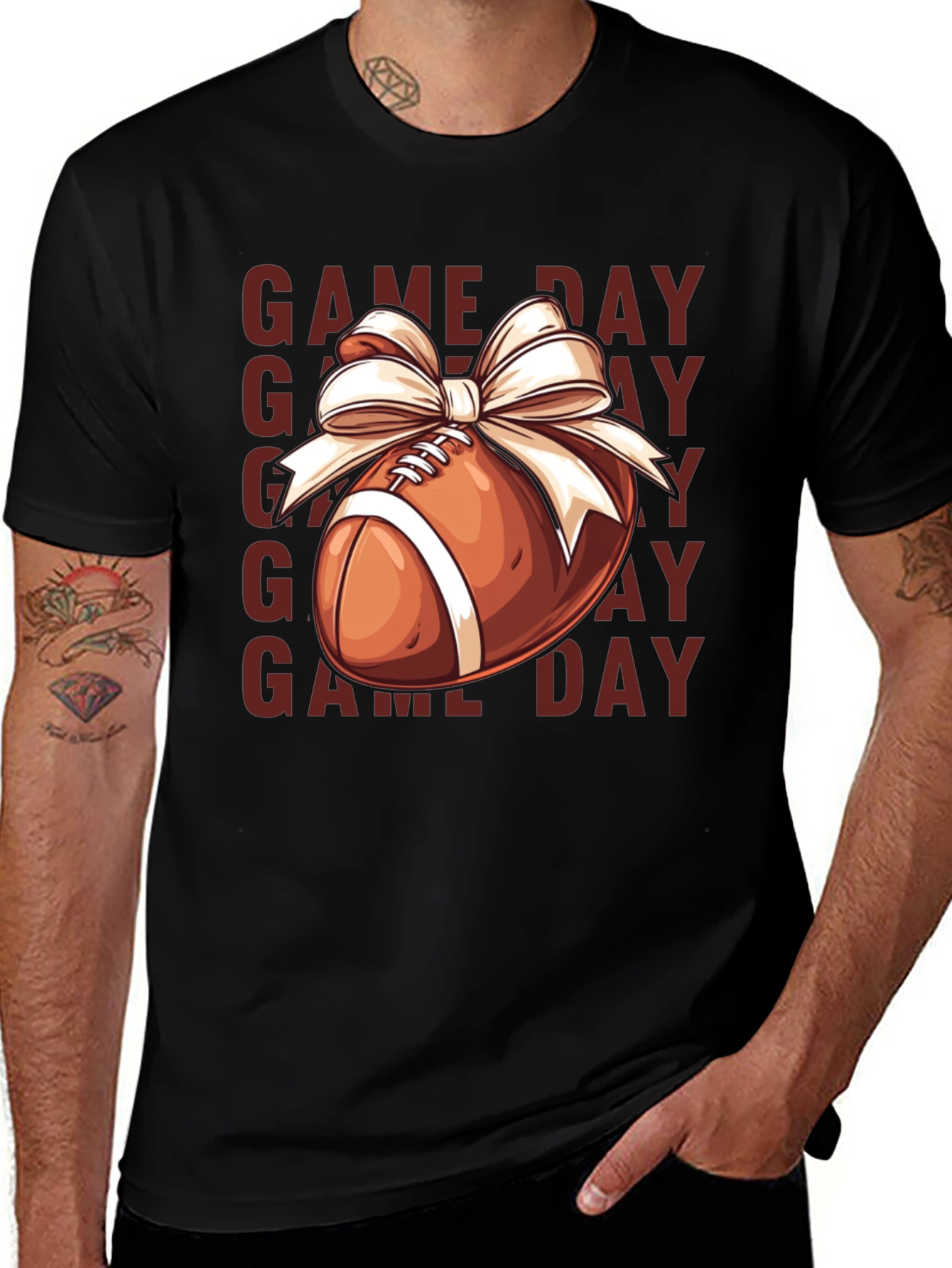 Variant 7 of Game Day Football T-Shirt