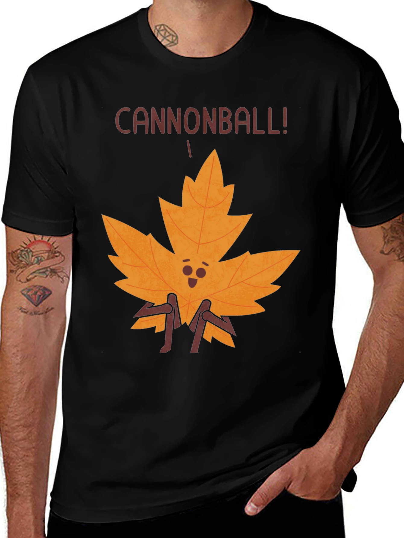 Variant 10 of Cannonball Maple Leaf Graphic T-Shirt