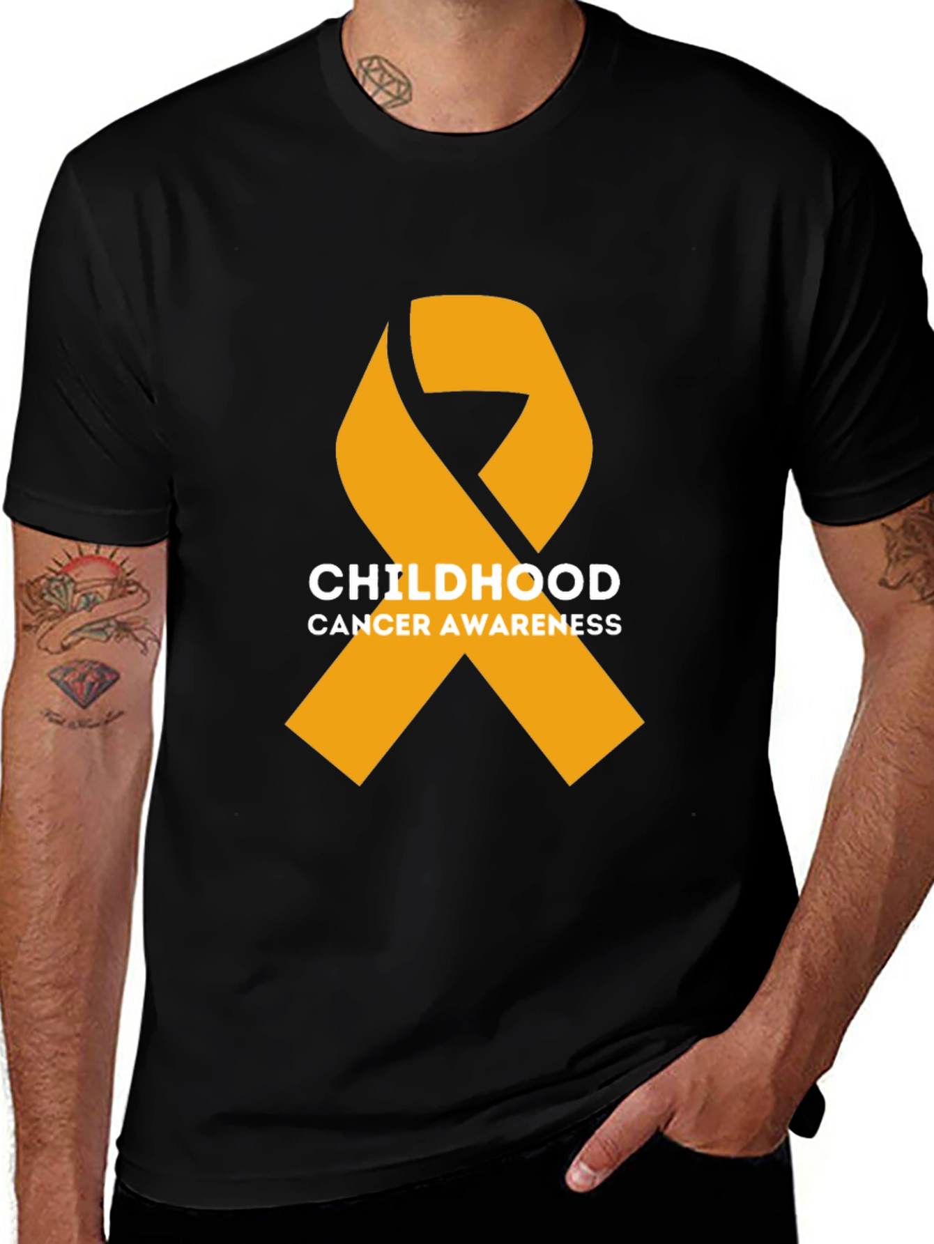 Childhood Cancer Awareness Ribbon T-Shirt