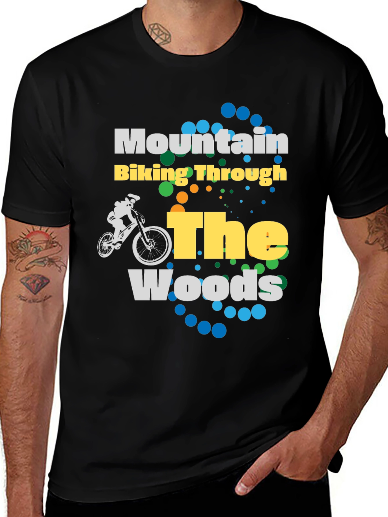Variant 27 of Mountain Biking Through The Woods T-Shirt