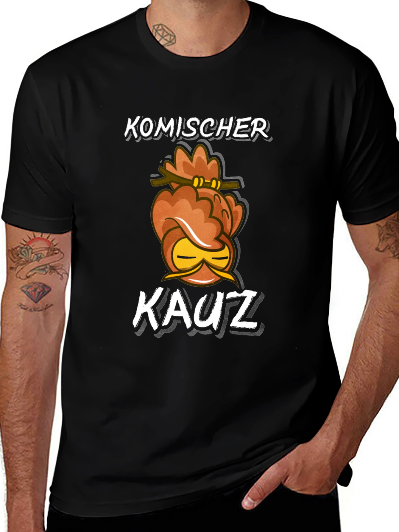Variant 5 of Komischer Kauz Cartoon T-Shirt
