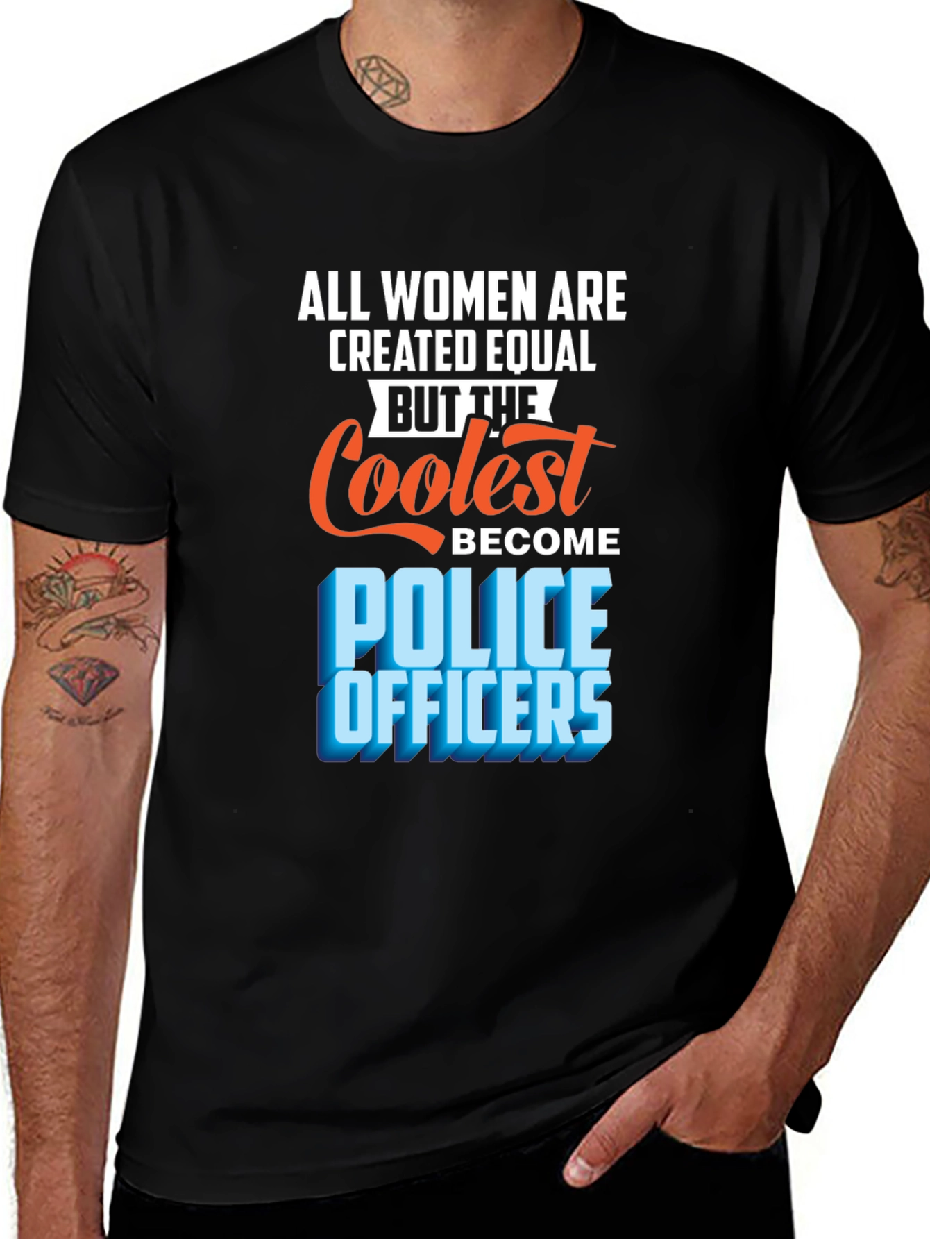 Variant 18 of Coolest Police Officers Women's T-Shirt