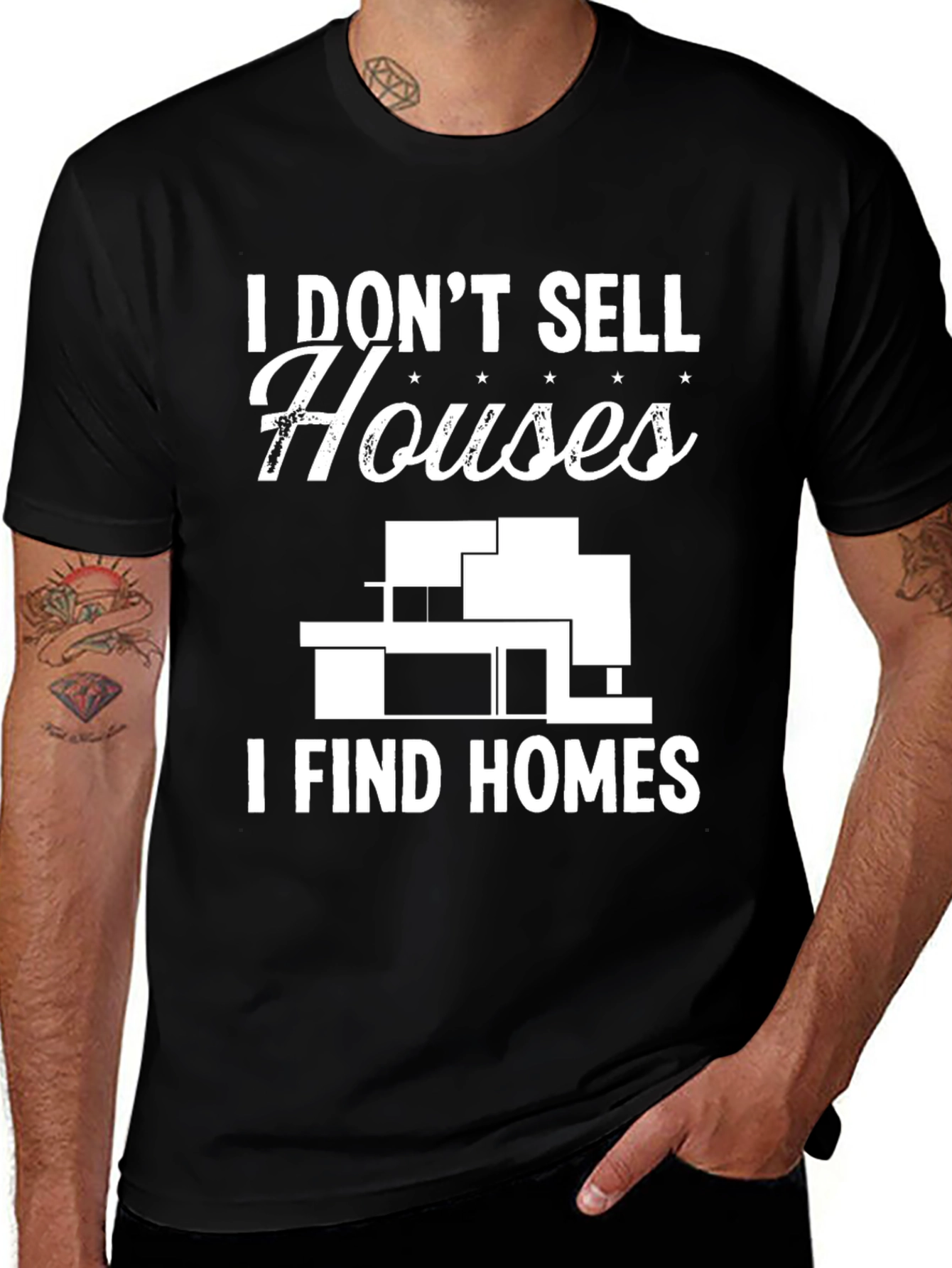 I Don't Sell Houses I Find Homes Funny Realtor T-Shirt