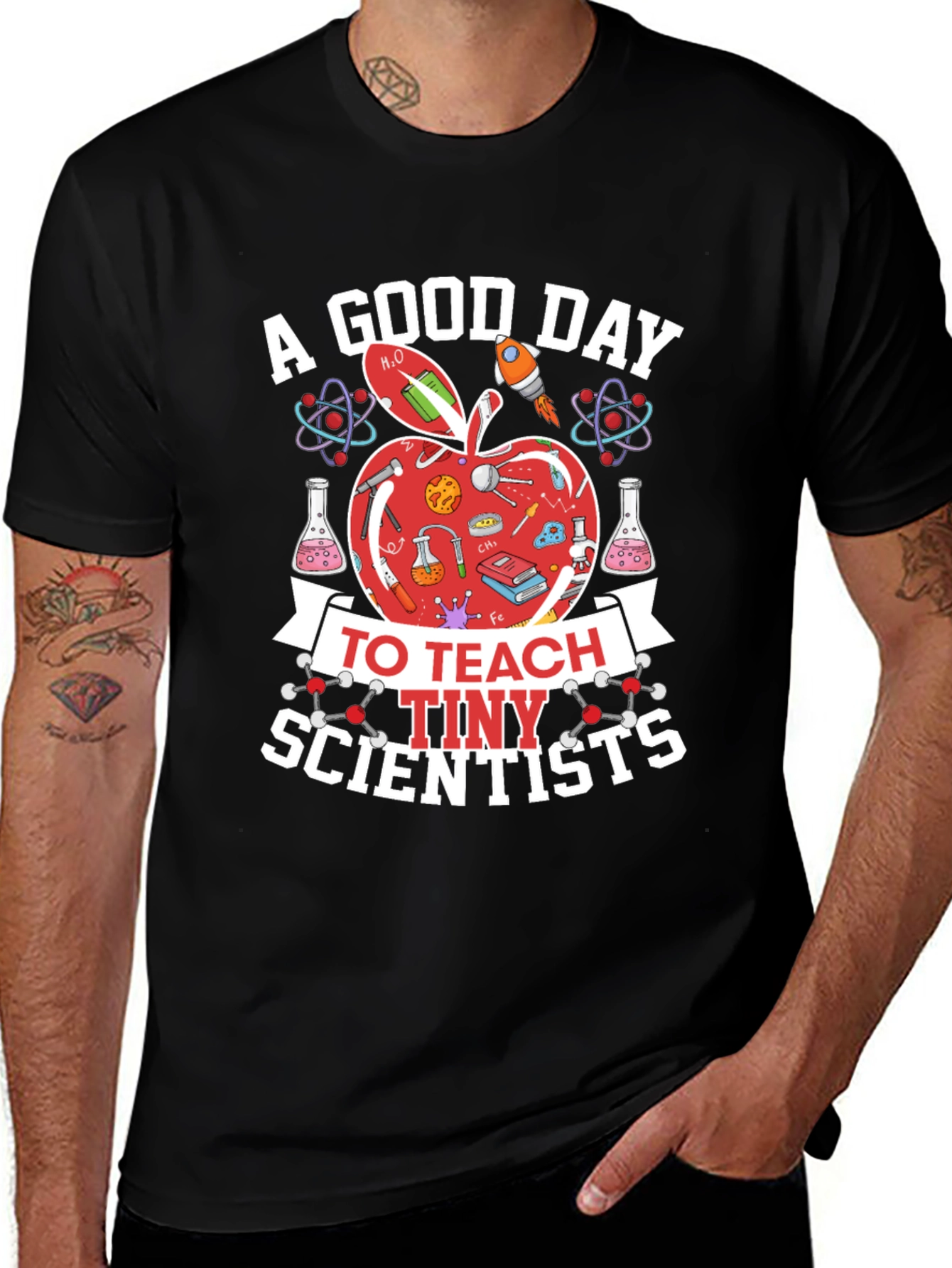 Variant 5 of A Good Day to Teach Tiny Scientists T-Shirt
