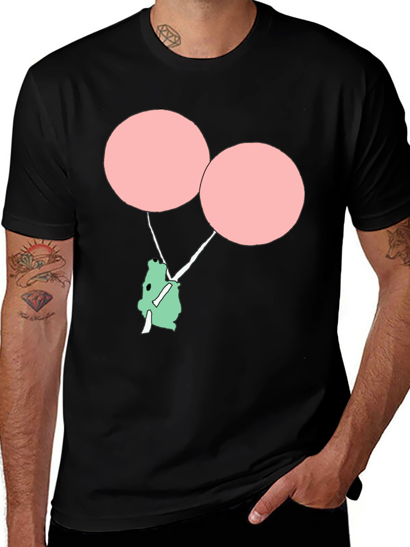 Variant 14 of Balloon Bear Graphic T-Shirt