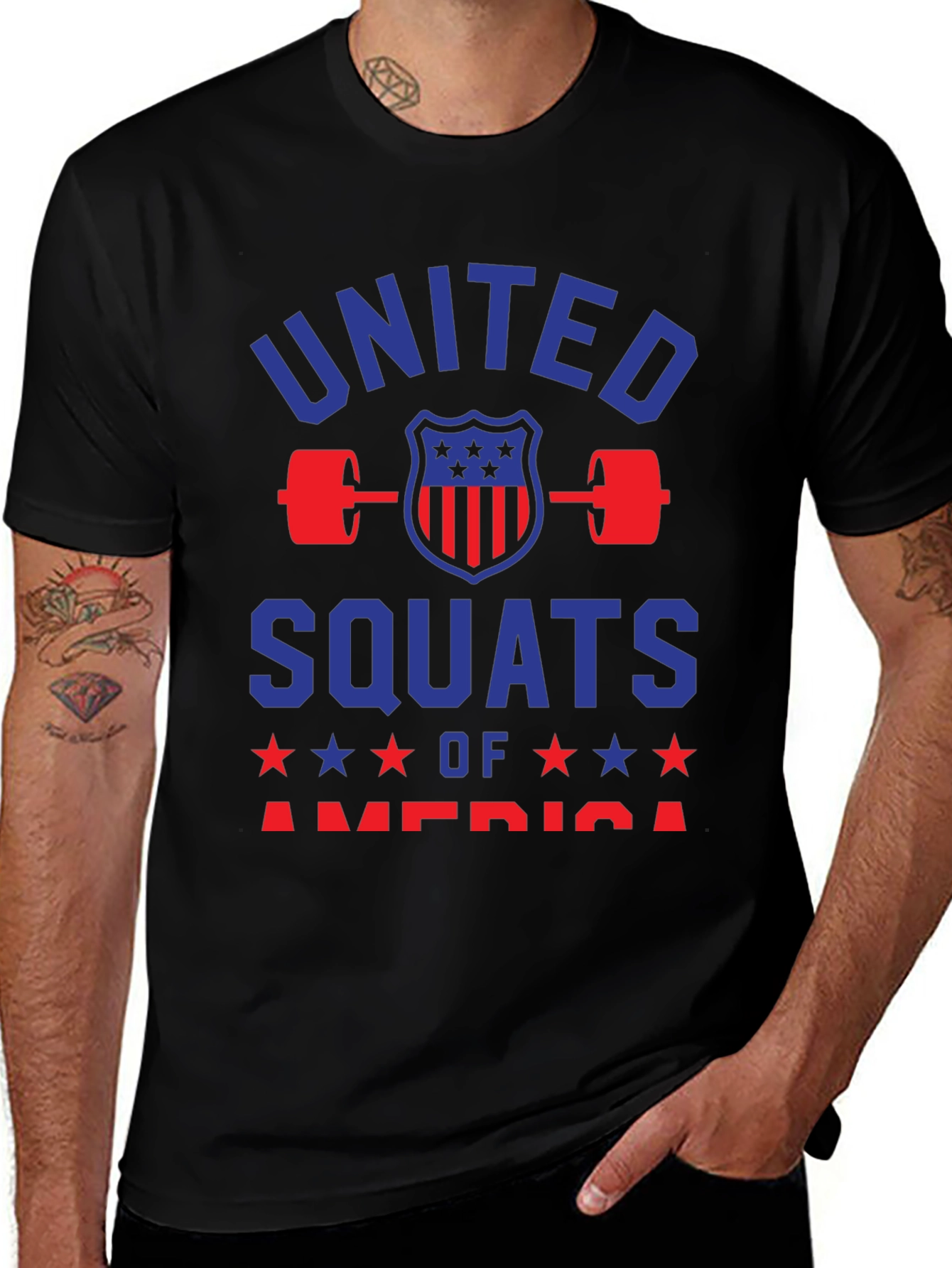 Variant 22 of United Squats of America Graphic Tee