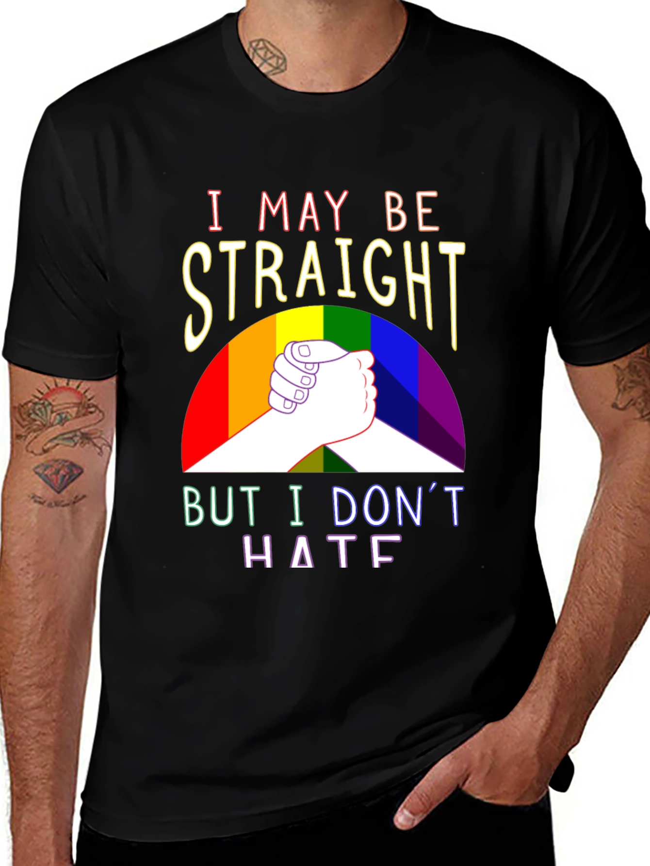 I May Be Straight T-Shirt - Pride Support