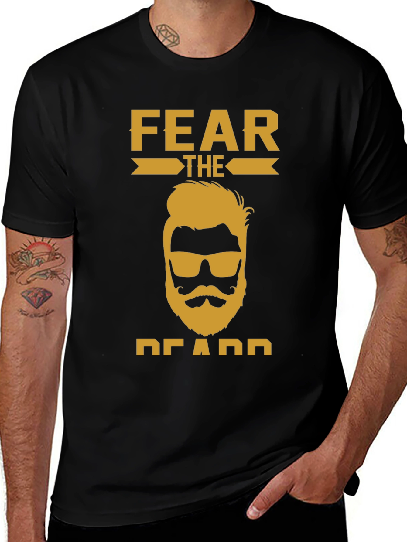 Variant 12 of Fear The Beard T-Shirt - Cool Graphic Tee