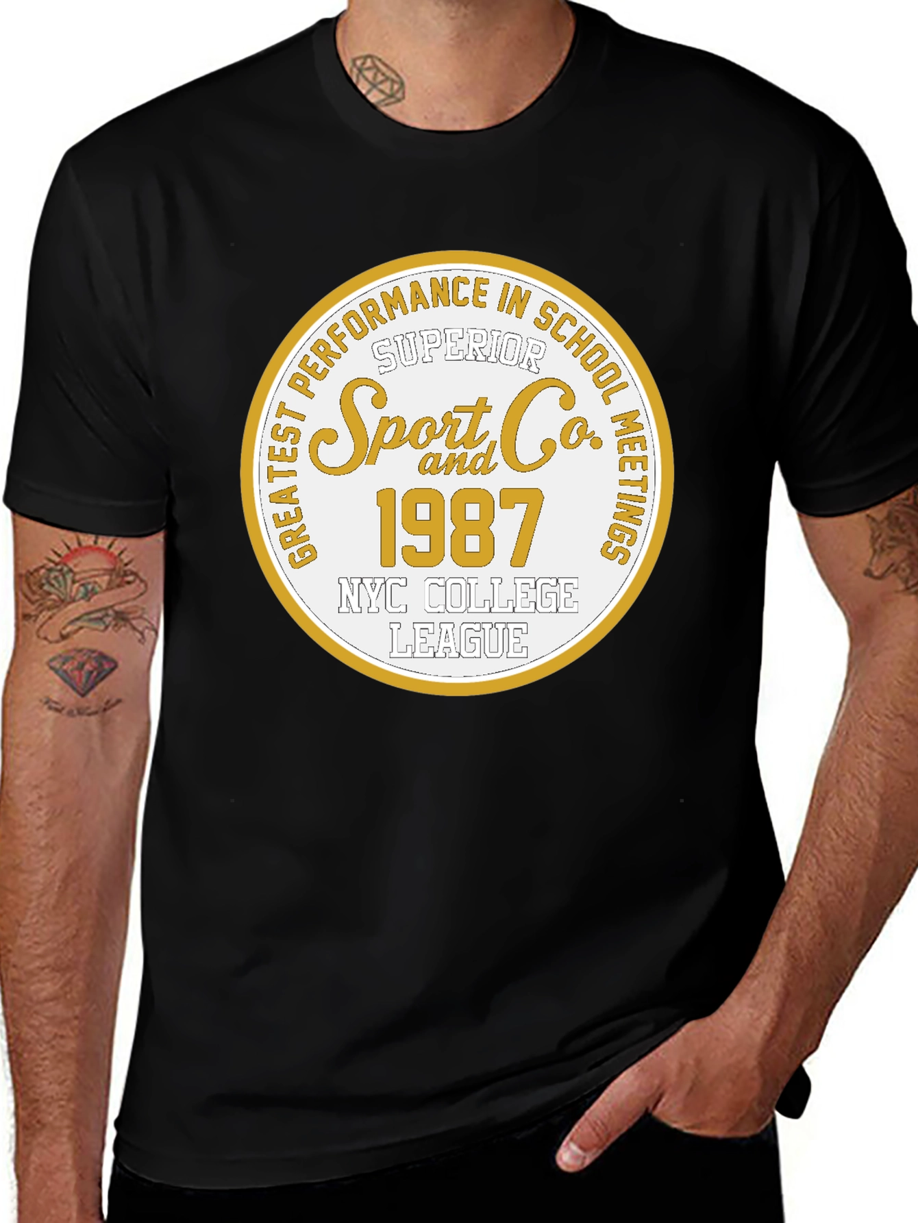 Variant 8 of Vintage 1987 Sport Co. College League T-Shirt