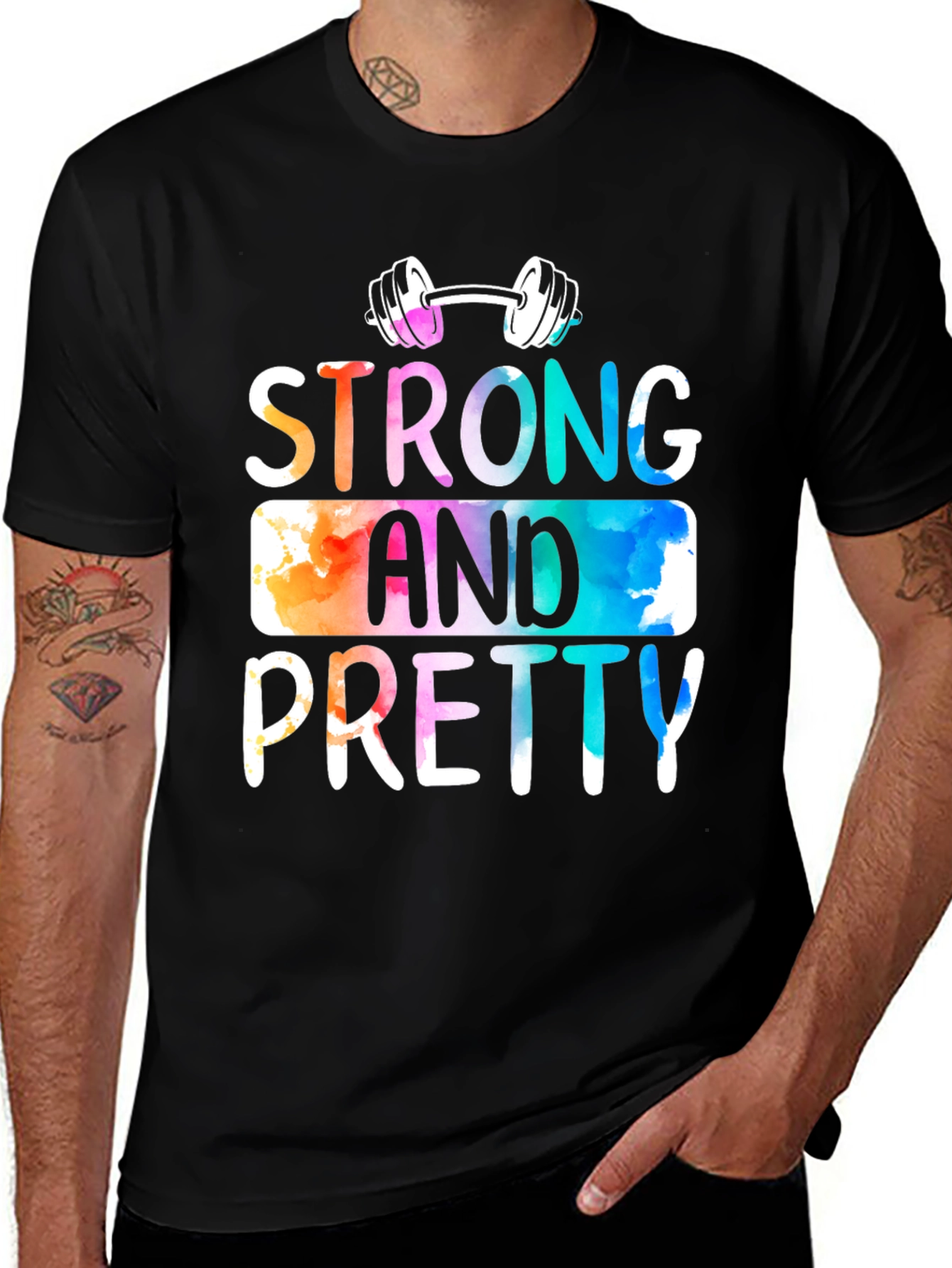 Variant 18 of Strong & Pretty T-Shirt - Workout Apparel