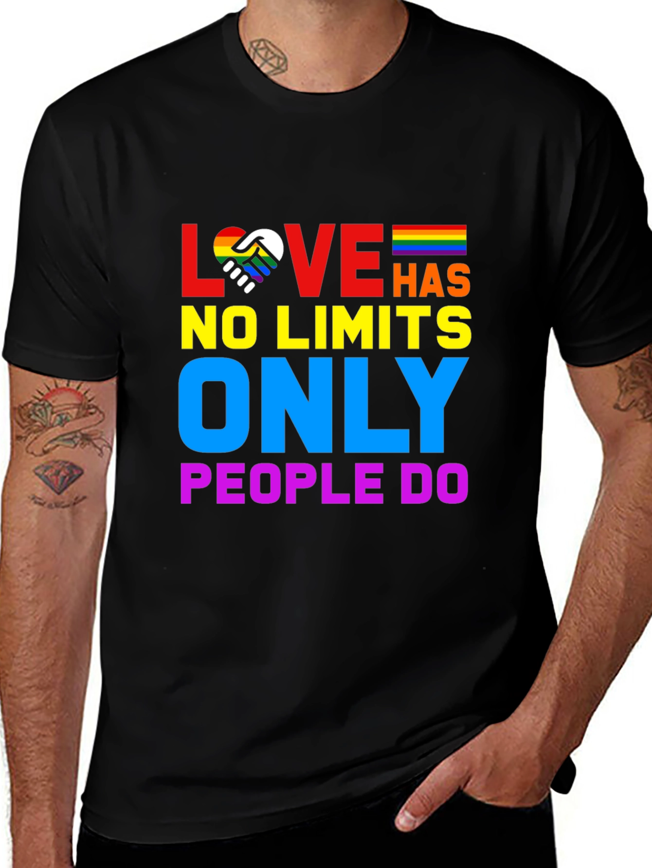 Variant 12 of Love Has No Limits Graphic T-Shirt