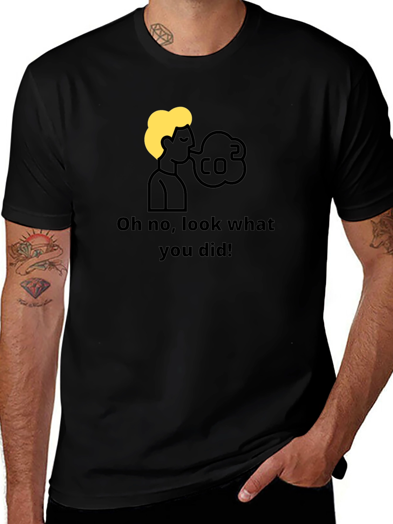 Variant 23 of Funny 'Oh No, Look What You Did!' T-Shirt