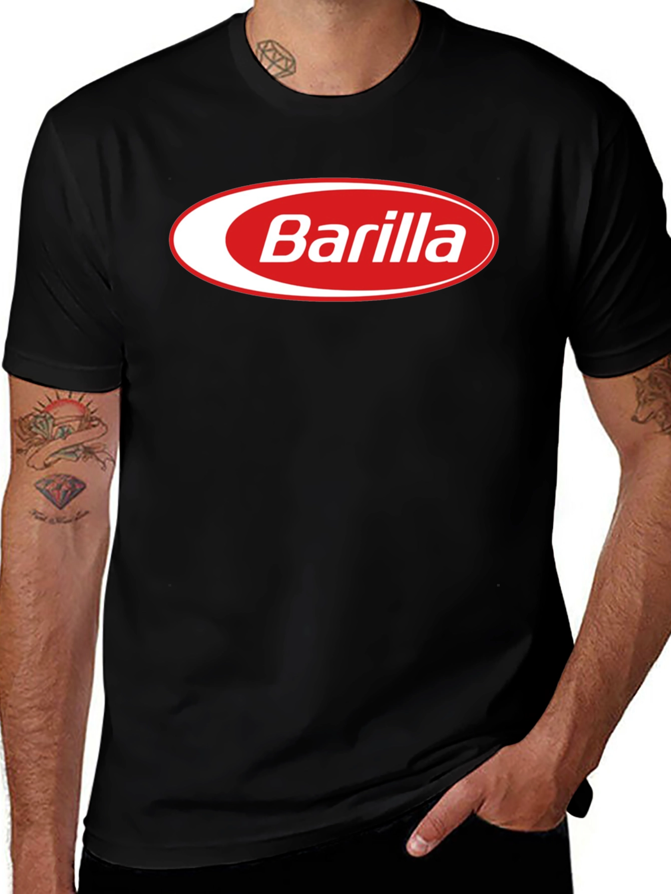 Barilla Logo Black T-Shirt