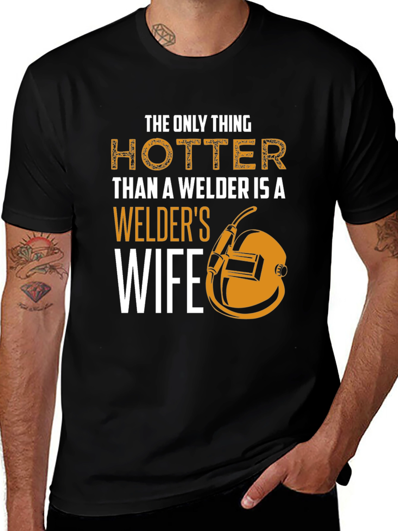 Variant 16 of Welder's Wife T-Shirt Funny Welder Gift