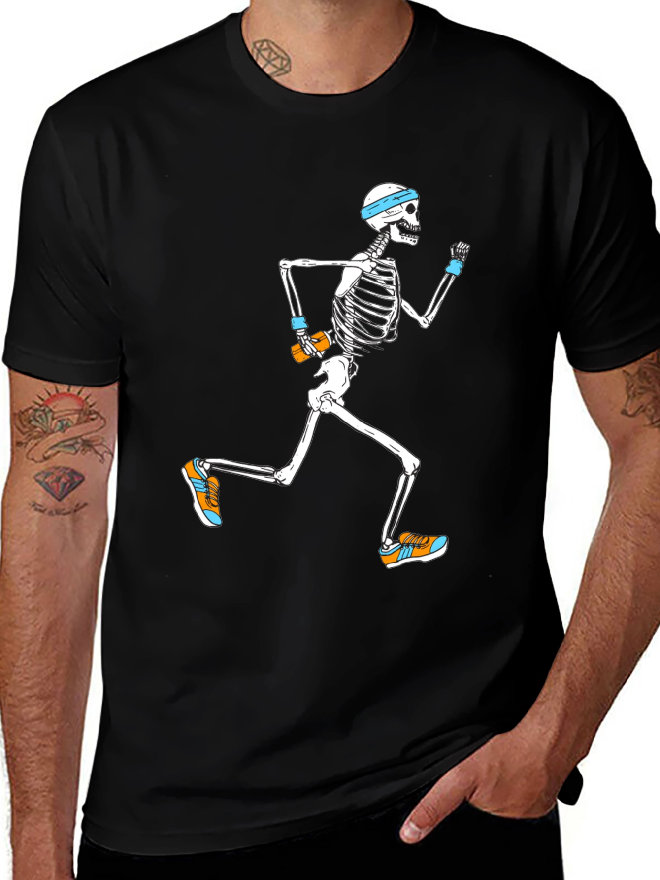Variant 8 of Running Skeleton T-Shirt