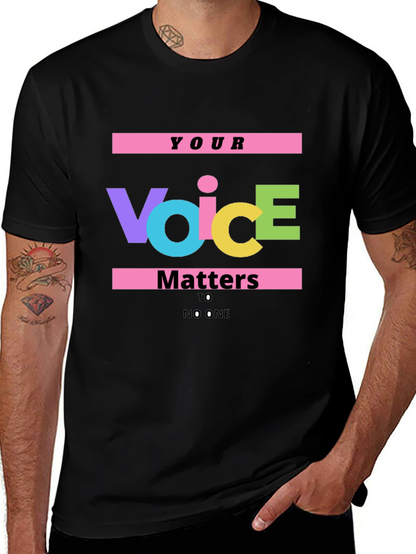 Your Voice Matters T-Shirt - Bold Graphic Tee