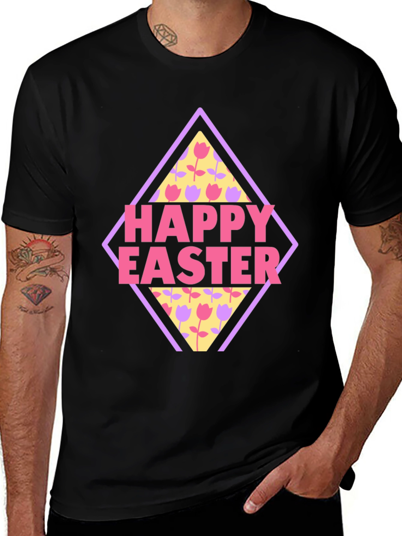 Happy Easter Graphic T-Shirt